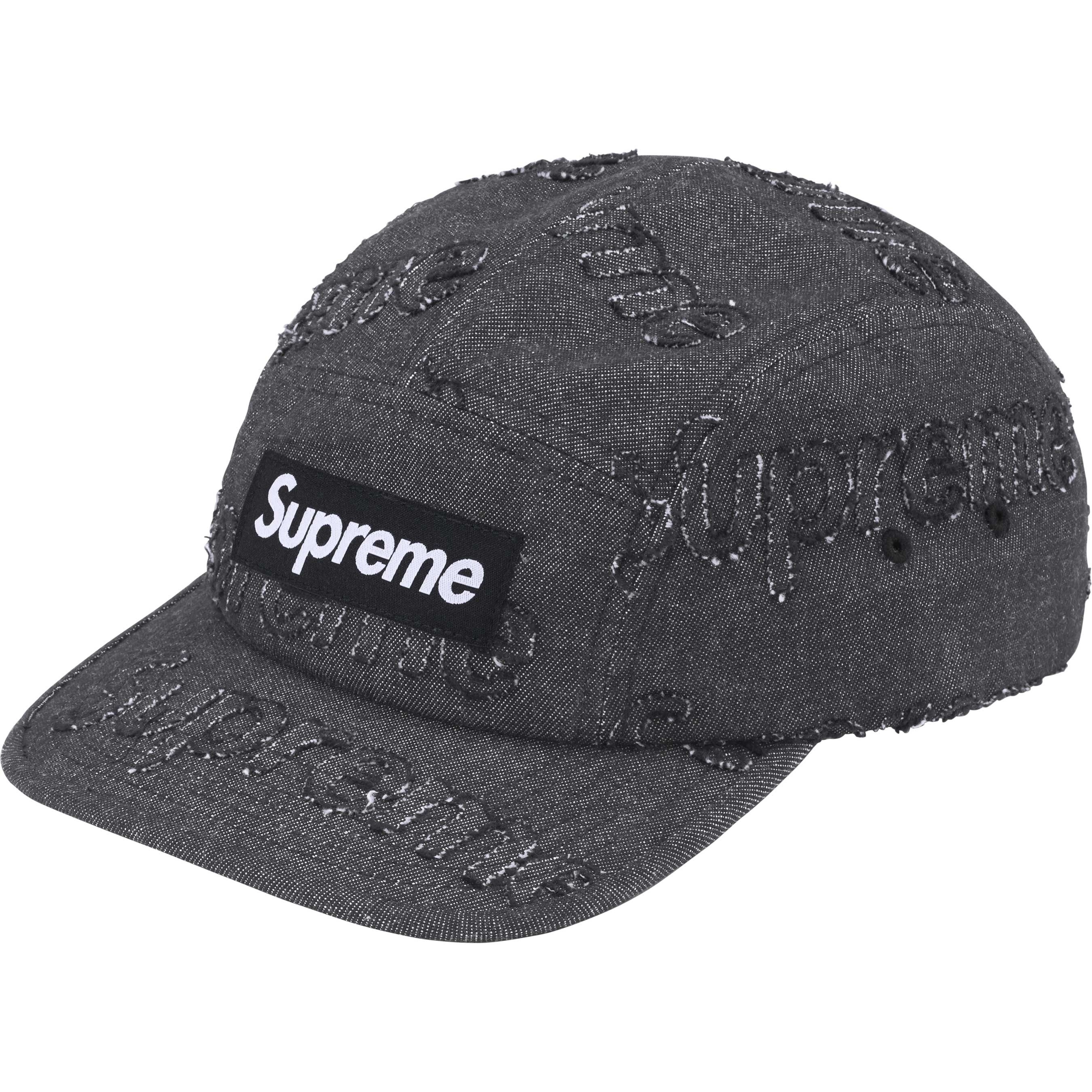 Lasered Denim Camp Cap view 2